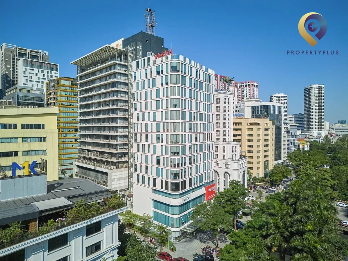 Toàn cảnh tòa nhà Phoenix Building nổi bật tại Duy Tân, Cầu Giấy, Hà Nội